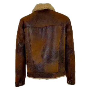 Tundra Vintage Trucker Style Shearling Jacket