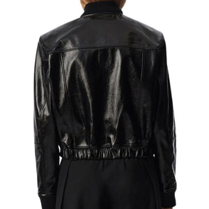 Ferona Urban Vibe Leather Bomber Jacket