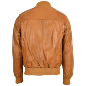 Beazley MA1 Brown Leather Bomber Jacket