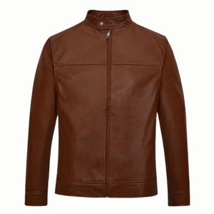 Men's Brown Oblivion Leather Jacket