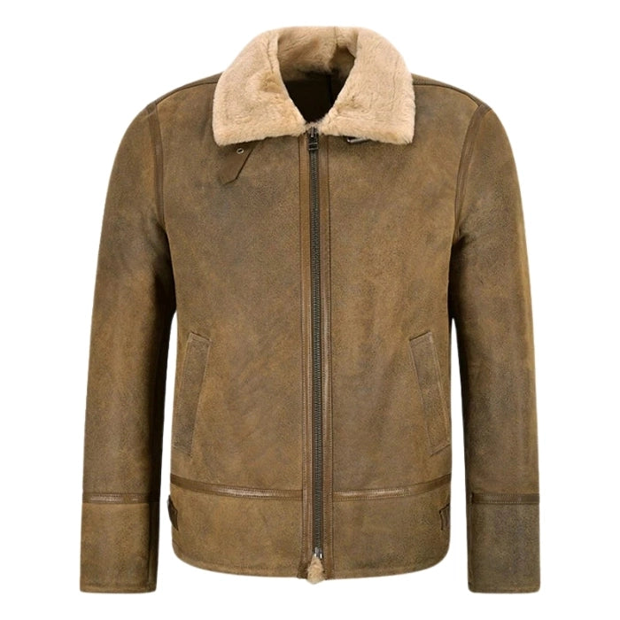 Norvyn Men's Shearling Flying Jacket Antique