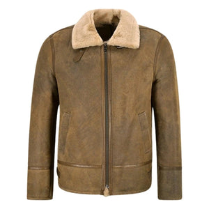 Norvyn Men's Shearling Flying Jacket Antique