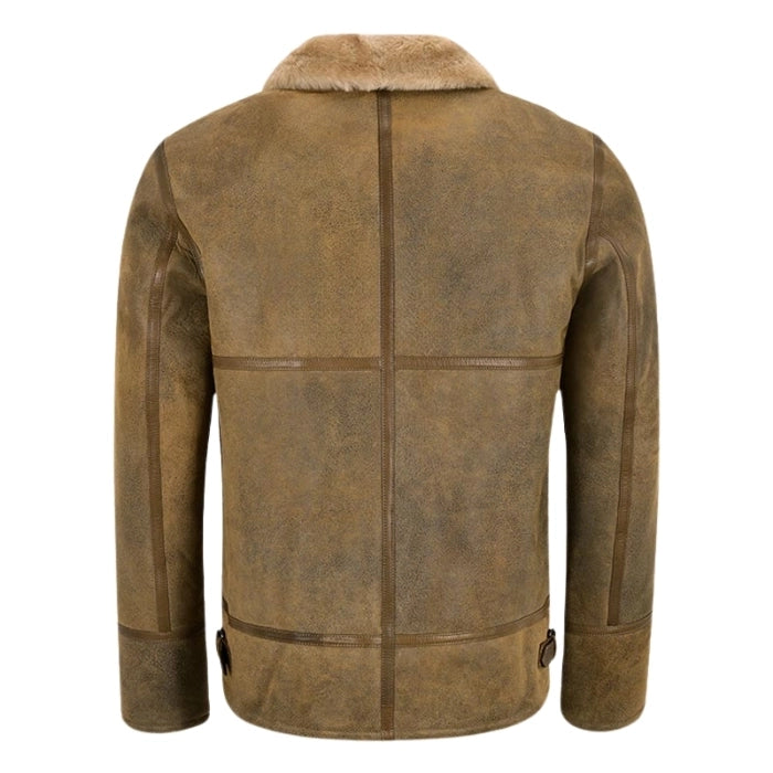 Norvyn Men's Shearling Flying Jacket Antique