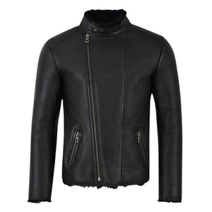 Velmor Sheepskin Shearling Leather Flight Jacket