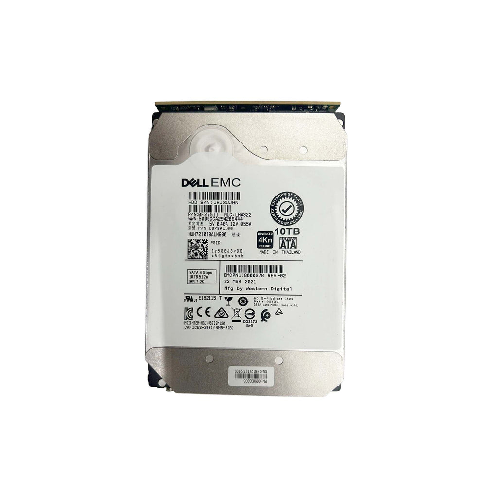 005033003 - EMC 10TB SATA 6Gb/s 7200RPM (4kn) 3.5-inch Internal Hard Drive