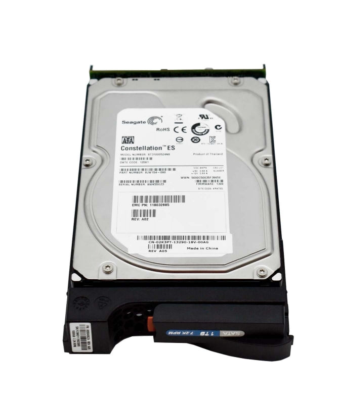 005050063 - EMC 1TB SATA 3Gb/s 7200RPM 3.5-inch Internal Hard Drive with Tray for CLARiiON AX4