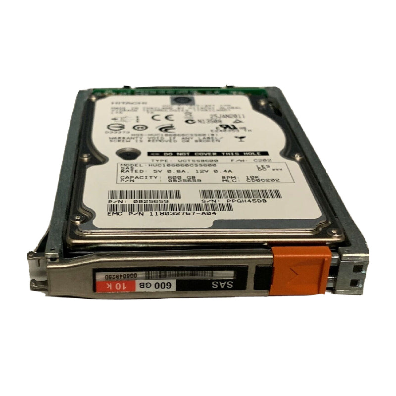 005051466 - EMC 600GB SAS 6Gb/s Hot Swap 10000RPM 2.5-inch Internal Hard Drive with Tray for VNX 5400 and 5500