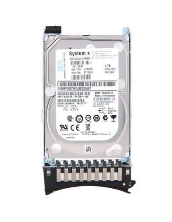 00AJ143 - IBM 1TB 7200RPM SATA 6Gb/s Nearline Hot-Swap 2.5-inch Hard Disk Drive
