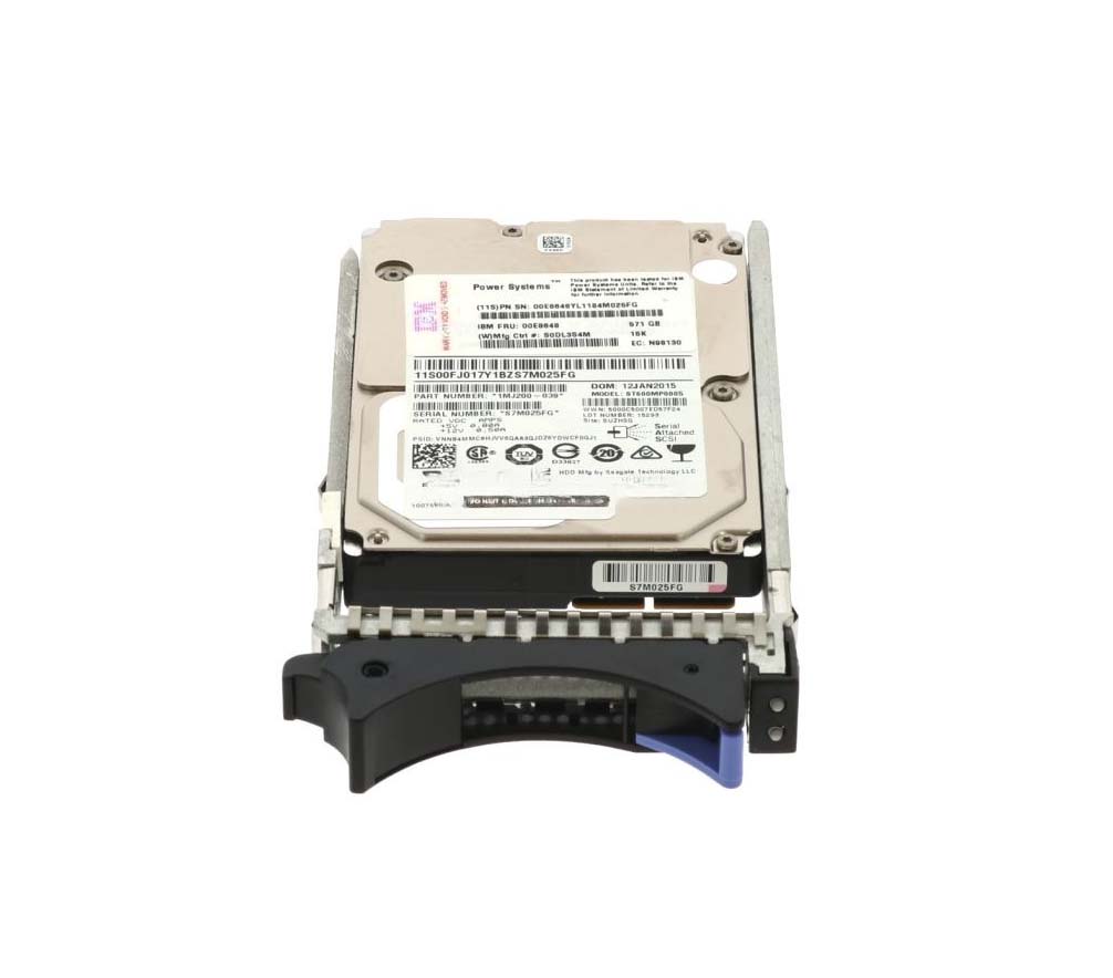 00E8648 - IBM 571GB SAS 12Gb/s 15000RPM 2.5-inch Internal Hard Drive with Tray for Power Systems