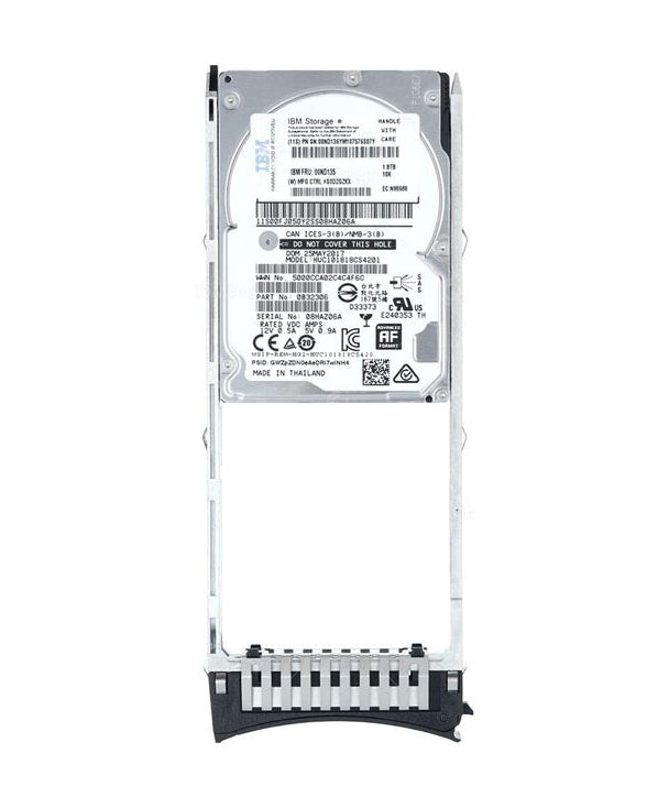 00ND136 - IBM 1.8TB SAS 12Gb/s Hot Swap 10000RPM 2.5-inch Internal Hard Drive with Tray for System Storage DS8880