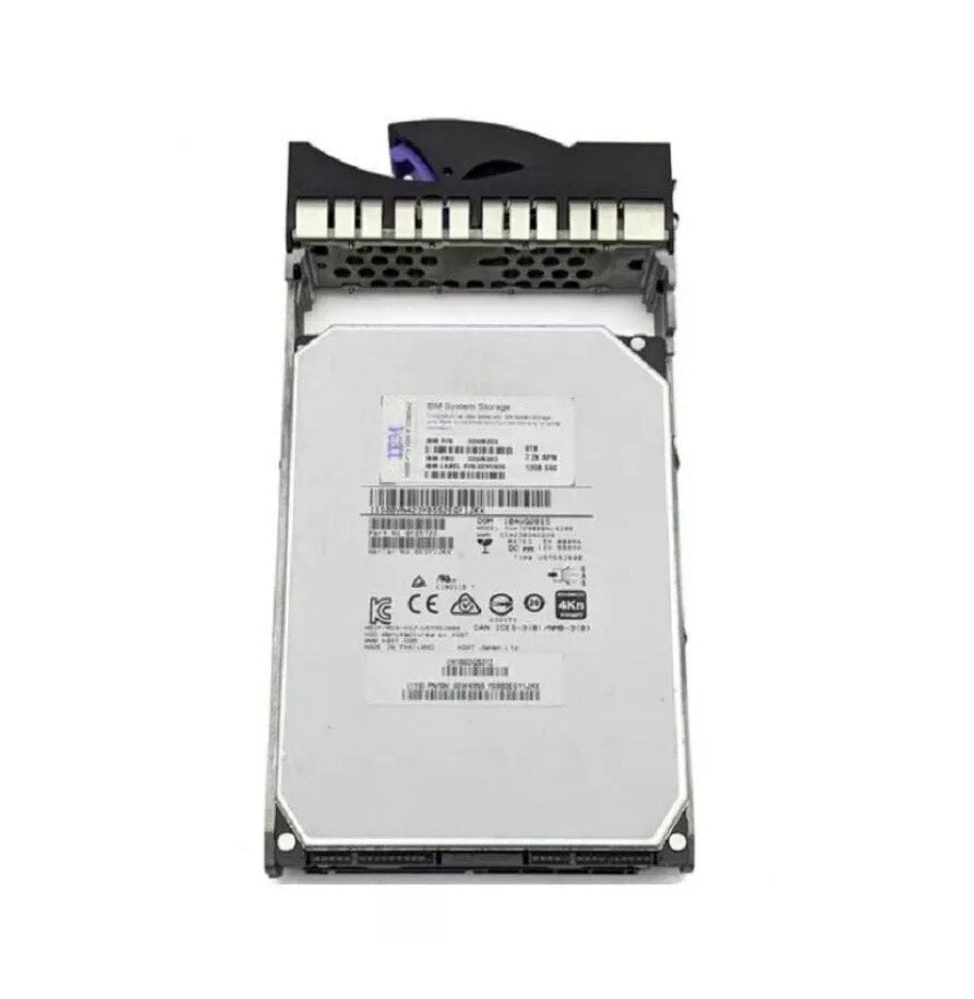 00WK868 - IBM 8TB SAS 12Gb/s Hot Swap Nearline 7200RPM 3.5-inch Hard Drive with Tray for Storwize V5000 G2