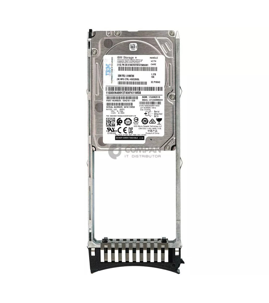 01NN788 - IBM 1.2TB SAS 6Gb/s Hot Swap 10000RPM 2.5-inch Internal Hard Drive with Tray for DS8000