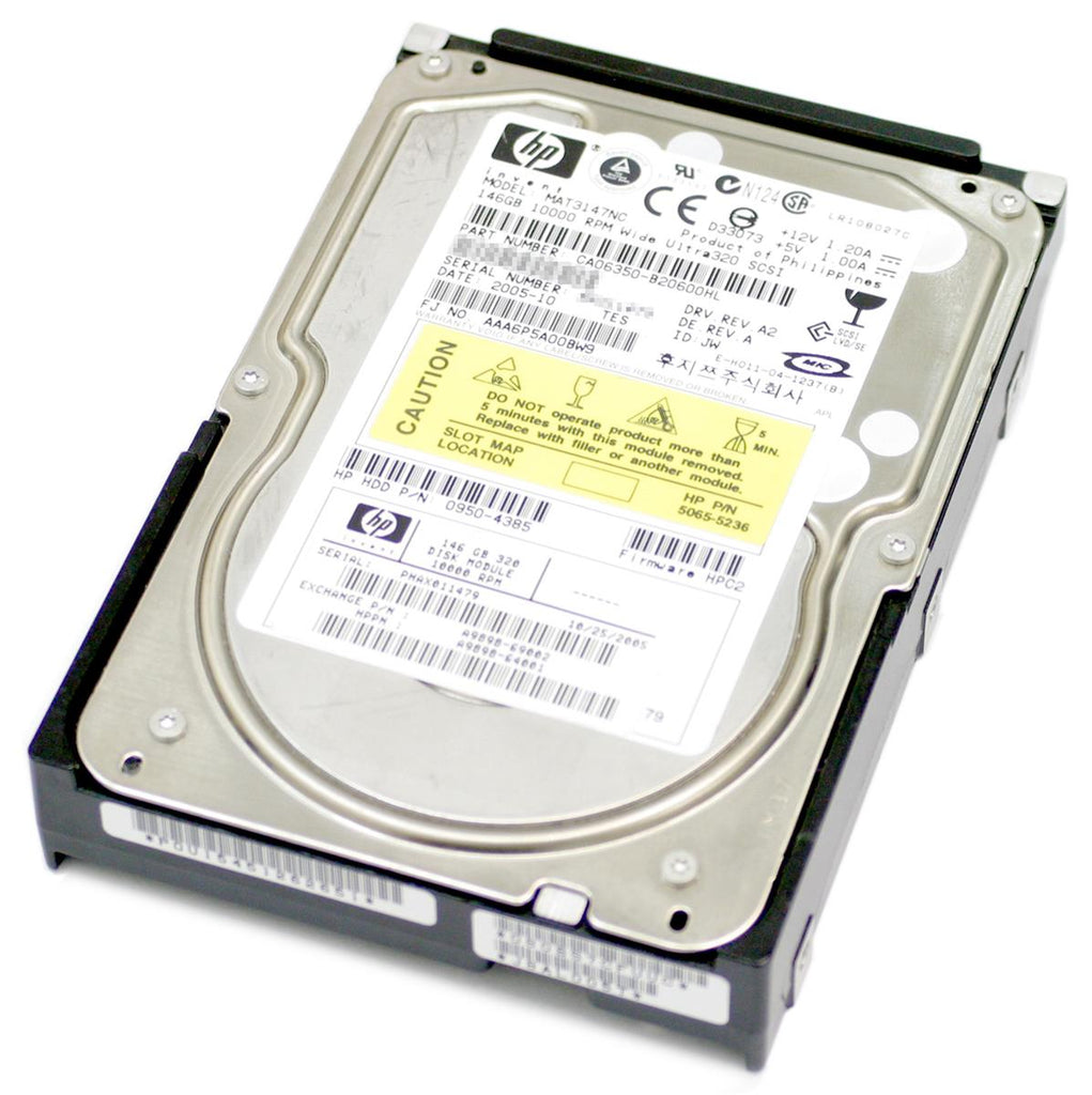 0950-4385 - HP 146GB 10000RPM Ultra-320 SCSI 80-Pin LVD Hot-Swap 3.5-inch Hard Disk Drive