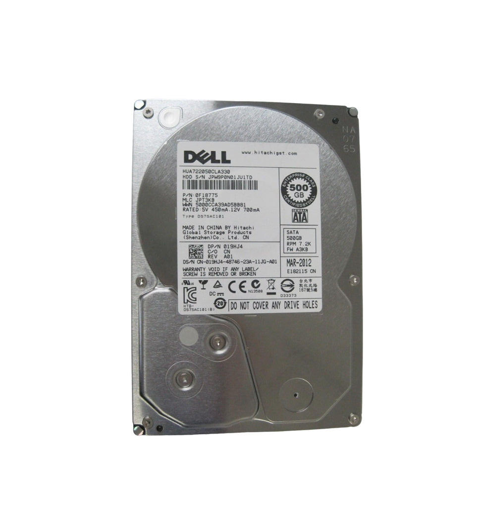 0F18775 - Hitachi Ultrastar A7K2000 500GB SATA 3Gb/s 7200RPM 32MB Cache (512n) 3.5-inch Internal Hard Drive