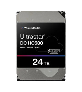 0F62796 - Western Digital Ultrastar DC HC580 24TB SATA 6Gb/s 7200RPM 512MB Cache (SE / PLP) 3.5-inch Internal Hard Drive