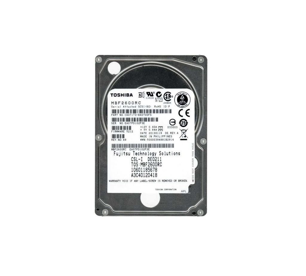 10601185678 - Fujitsu 600GB SAS 6Gb/s 10000RPM 2.5-inch Internal Hard Drive
