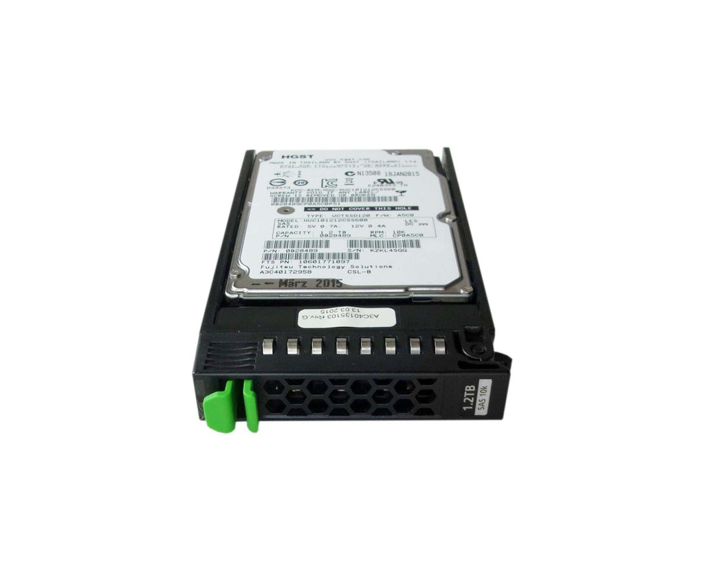 10601771097 - Fujitsu 1.2TB SAS 6Gb/s 10000RPM 2.5-inch Internal Hard Drive with Tray