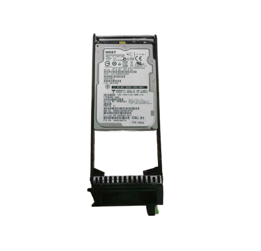 10602150613 - Fujitsu 600GB SAS 12Gb/s 15000RPM 2.5-inch Internal Hard Drive with Tray for ETERNUS