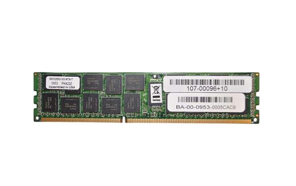107-00096 - Netapp 8GB 1333MHz DDR3 PC3-10600 ECC Registered CL9 240-Pin DIMM 1.5V Dual Rank x4 Memory Module
