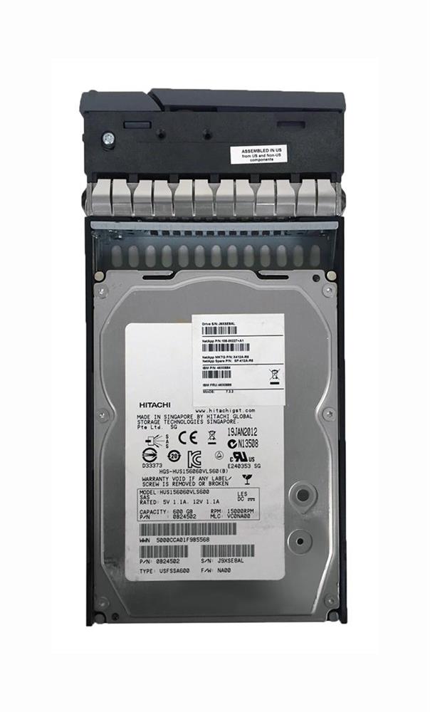108-00227 - NetApp 600GB 15000RPM SAS 6.0Gb/s 16MB Cache 3.5-inch Hard Drive for DS4243