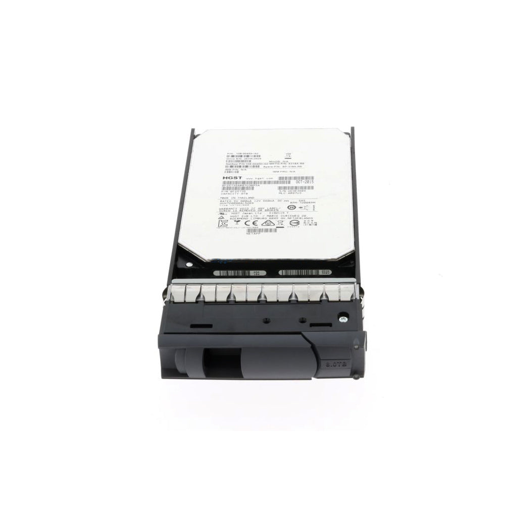 108-00455+A1 - Netapp 8TB SAS 12Gb/s Nearline 7200RPM 3.5-inch Internal Hard Drive with Tray for FAS2520 and DS4246