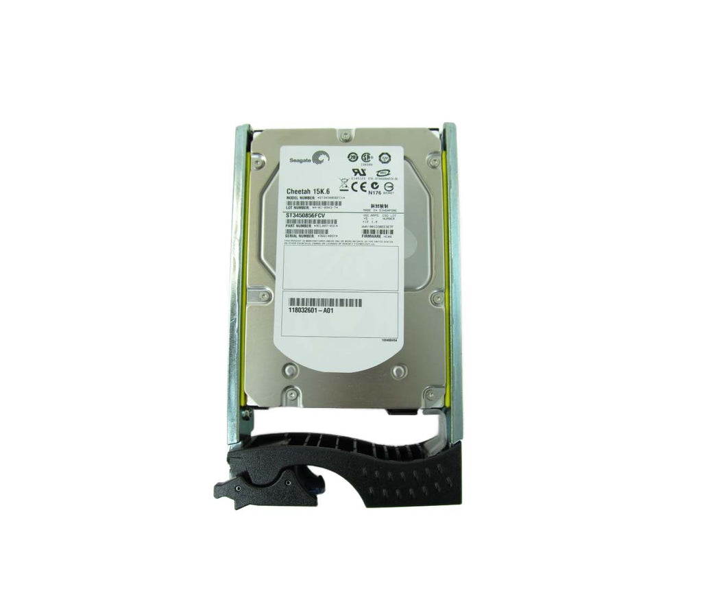 118032601-A01 - EMC 450GB Fibre Channel 4Gb/s 15000RPM 3.5-inch Internal Hard Drive with Tray for CLARiiON CX4