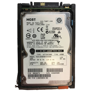 118033034-02 - EMC 900GB SAS 6Gb/s Hot Swap 10000RPM 64MB Cache 2.5-inch Internal Hard Drive with 3.5-inch Tray for VNX 5100