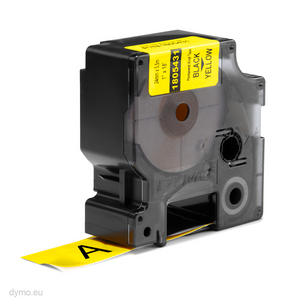 1805431 - Dymo Rhino 1In Yellow Vinyl-24Mm