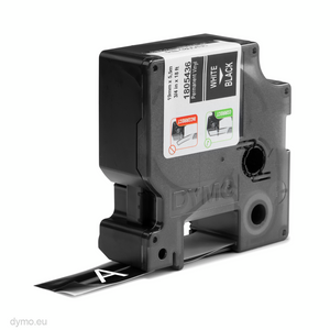 1805436 - Dymo Rhino 3/4In Black Vinyl-19Mm