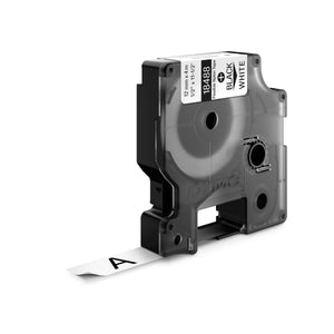 18488 - Dymo Rhino 1/2In X 11.5Ft, White Flexible Nylon Labels