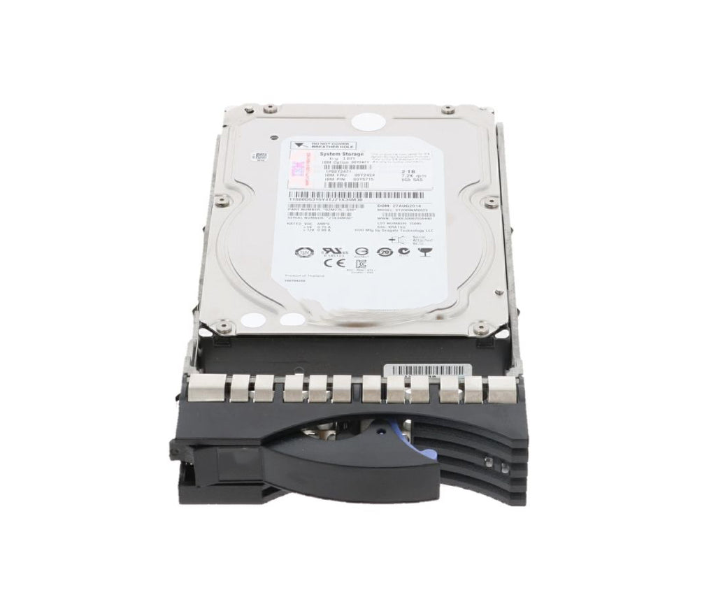 2072-ACKA - IBM 2TB SAS 6Gb/s Nearline 7200RPM 3.5-inch Internal Hard Drive with Tray for Storwize V3500 and V3700