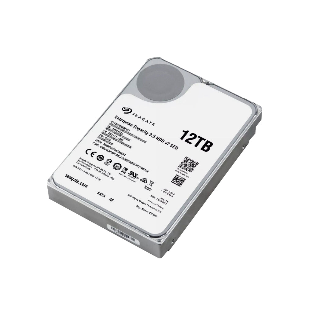 2GY111-268 - Seagate Enterprise Capacity 3.5 12TB SATA 6Gb/s 7200RPM 256MB Cache (SED / 512e) 3.5-inch Internal Hard Drive