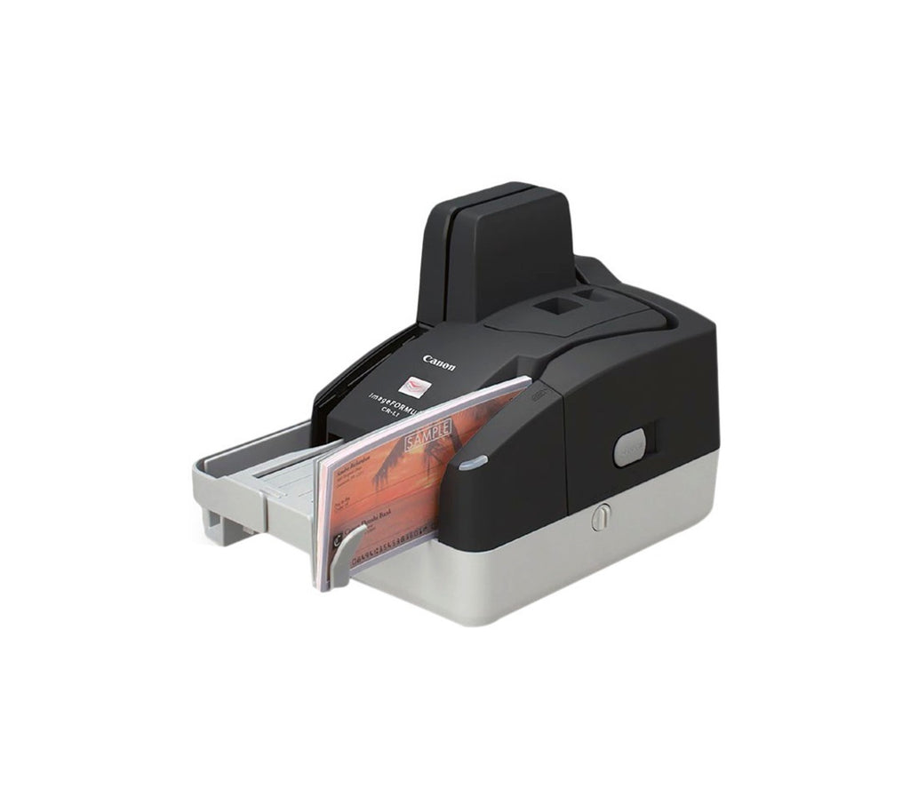 3595C002 - Canon imageFORMULA CR-L1 300 dpi 40 ppm USB Automatic Duplex Scanning Desktop Check Transport Document Scanner