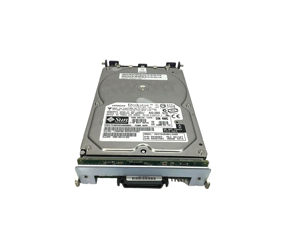390-0214-03 - Sun Microsystems 400GB SATA 1.5Gb/s 7200RPM 3.5-inch Internal Hard Drive with Tray