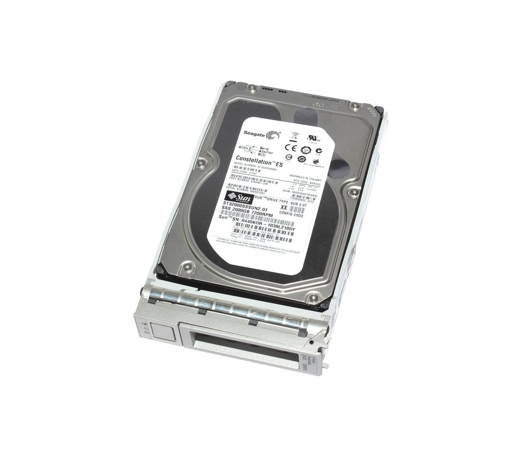 390-0476-02 - Sun Microsystem 2TB SAS 6Gb/s Hot Swap 7200RPM 3.5-inch Internal Hard Drive with Tray