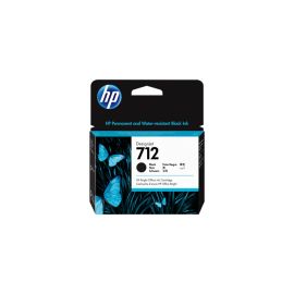 3ED71A - HP 712 80ml Black Ink Cartridge for DesignJet T250 and T650