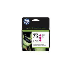 3ED78A - HP 712 29-ml Magenta Ink Cartridge (Pack of 3) for DesignJet T250 and T650