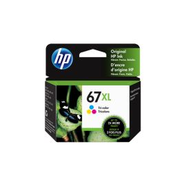 3YM58AN#140 - HP 67XL High-Yield 200 Pages Tri-Color Ink Cartridge for DeskJet Plus 4155 and 2755
