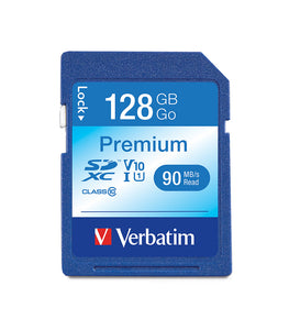 44025 - Verbatim Americas 128Gb Sdxc Memory Card Uhs-I Class 10