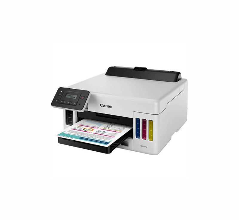 5550C002 - Canon MAXIFY GX5020 600 x 1200 dpi 15.5 ipm USB, Ethernet, Wi-Fi Automatic Duplex Printing LCD Display Desktop MegaTank Color InkJet Printer