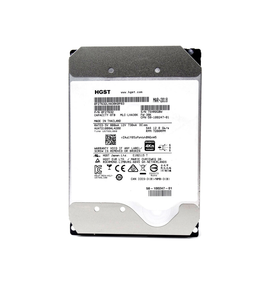 58-100247-01 - Cisco 8TB SAS 12Gb/s 7200RPM (4Kn) 3.5-inch Internal Hard Drive