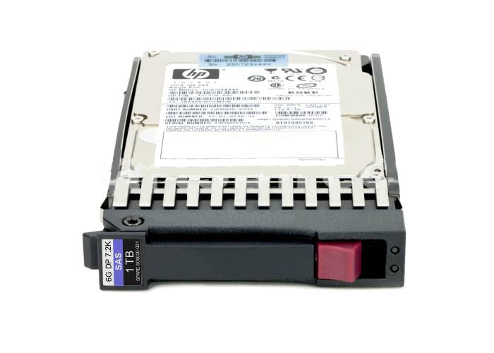 605835-B21 - HP 1TB SAS 6Gb/s Hot Swap Midline 7200RPM 2.5-inch Internal Hard Drive with Tray for MSA