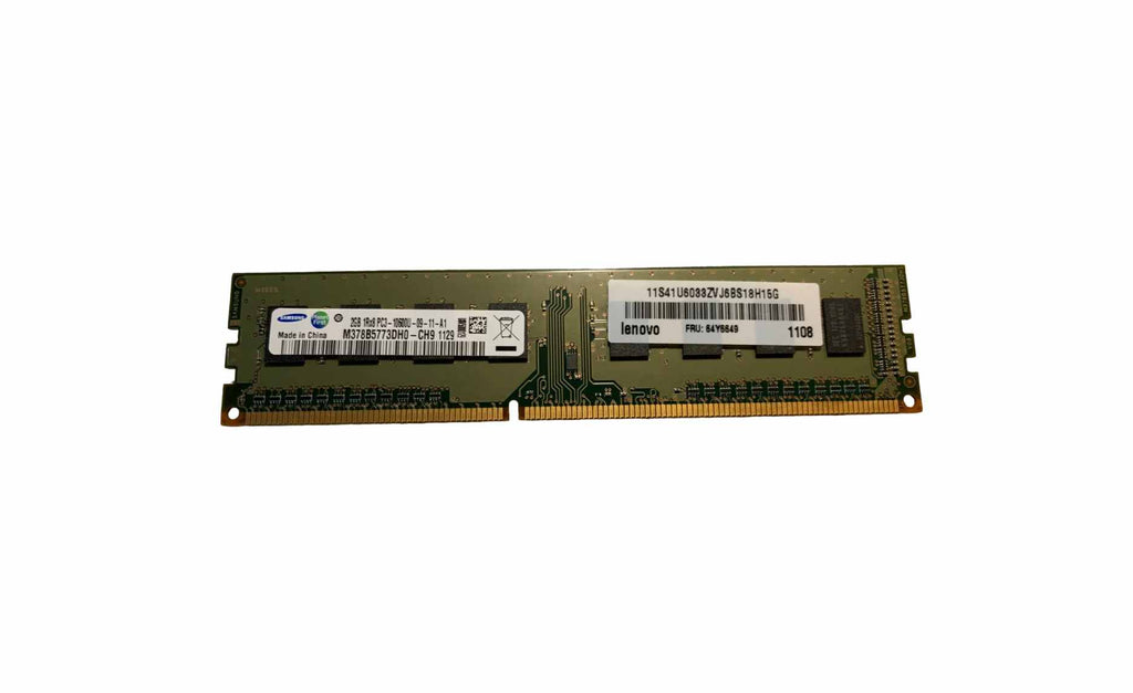 64Y6649 - Lenovo 2GB 1333MHz DDR3 PC3-10600 Non-ECC CL9 240-Pin DIMM 1.5V Single Rank x8 Memory Module