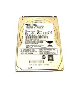 654473-001 - HP 750GB SATA 3Gb/s 5400RPM 2.5-inch Internal Hard Drive