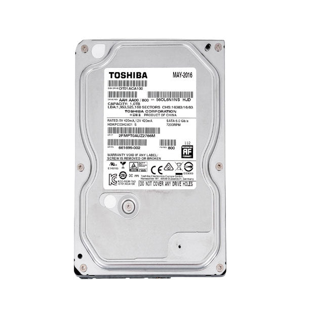 661699-002 - HPE 1TB SATA 6Gb/s 7200RPM (512e) 3.5-inch Internal Hard Drive
