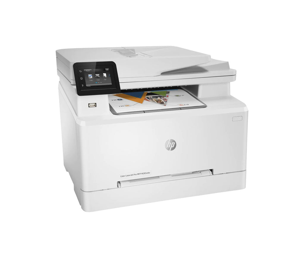 7KW73AR#BGJ - HP LaserJet Pro M283cdw 600 x 600 dpi 22 ppm USB, Ethernet Automatic Duplex Printing LCD Display Desktop Color Laser Multifunction Printer