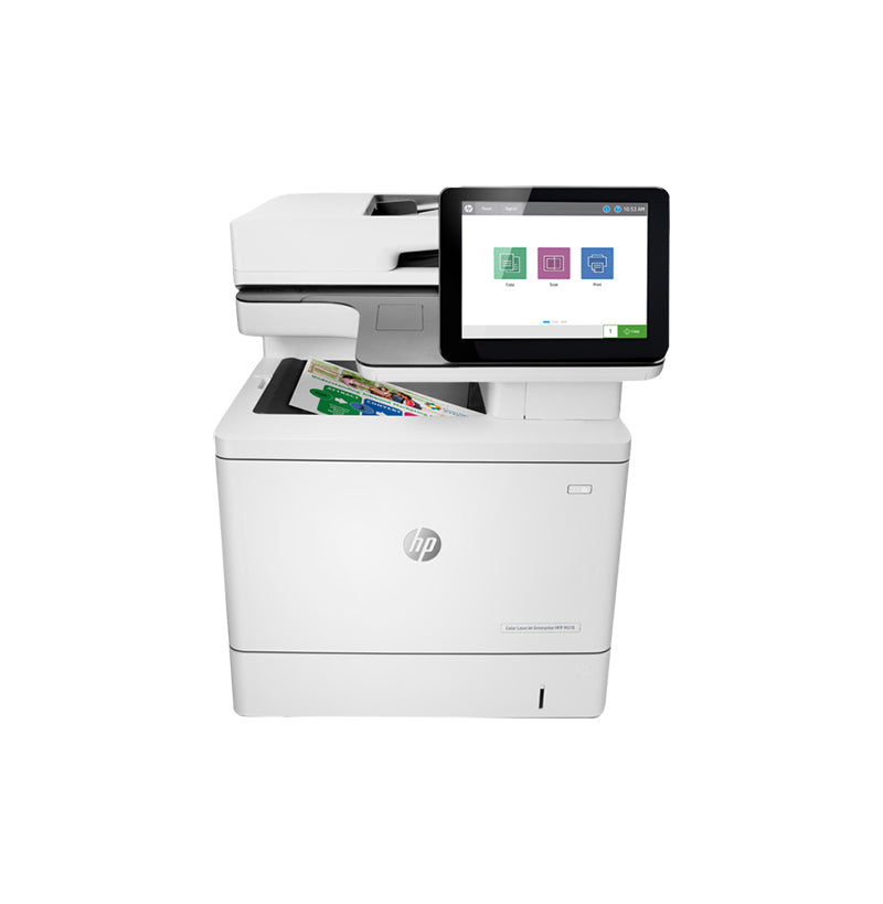 7ZU85A - HP LaserJet Enterprise M578dn 1200 x 1200 dpi 38 ppm USB, Ethernet Automatic Duplex Printing 8-inch Touch Screen LCD Display Desktop Color Laser Multifunction Printer