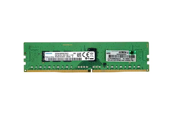 805348-B21 - HPE 8GB 2400MHz DDR4 PC4-19200 ECC Registered CL17 288-Pin DIMM 1.2V Single Rank x8 Memory Module