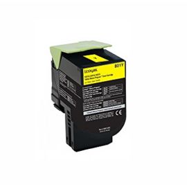 80C10Y0 - Lexmark Yield 1000 Pages Yellow Toner Cartridge for CX410de CX510dhe and CX310dn