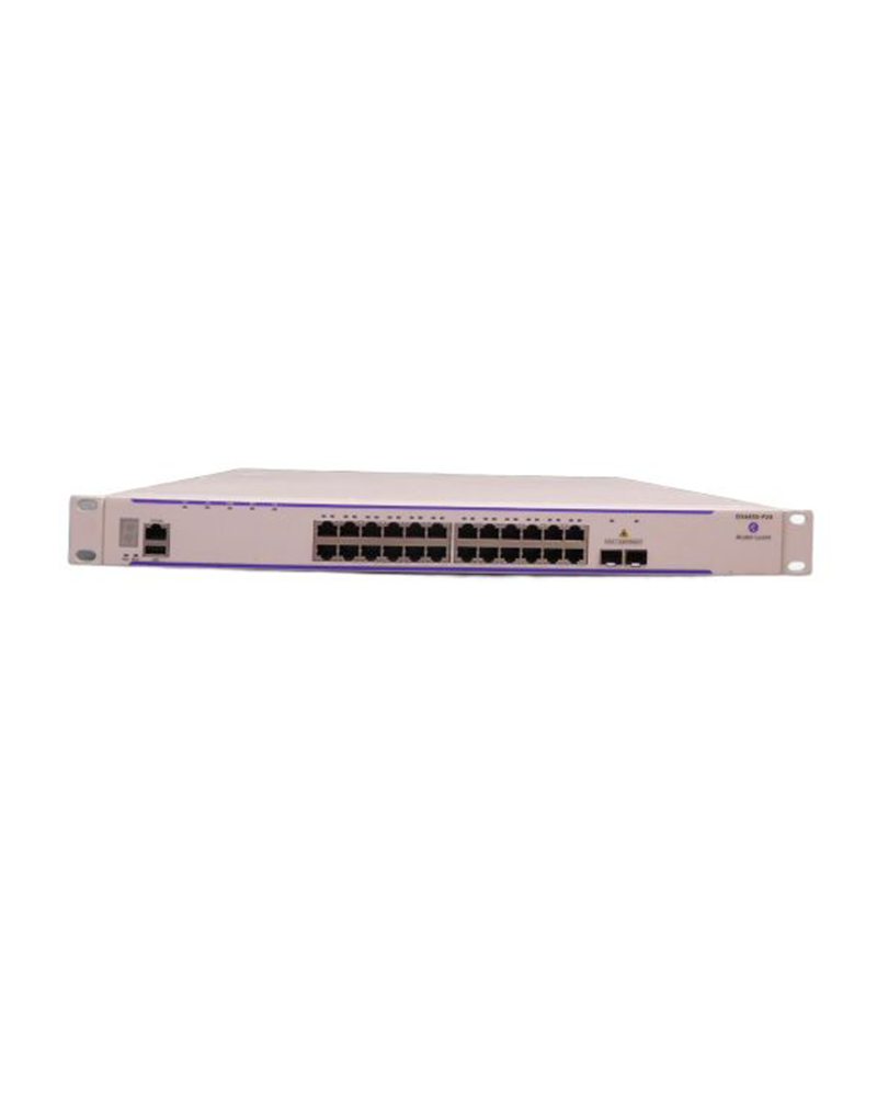 903174-90 - Alcatel OmniSwitch 6450 24-Ports 10/100/1000BASE-T Ethernet Layer 3 Rack-mountable Managed Network Switch with 2-Ports SFP
